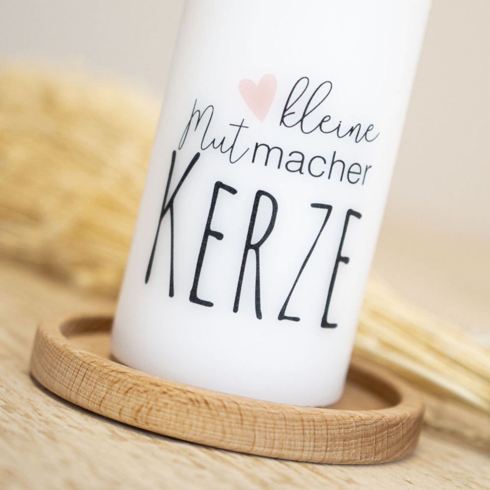 Kerze kleiner Mutmacher