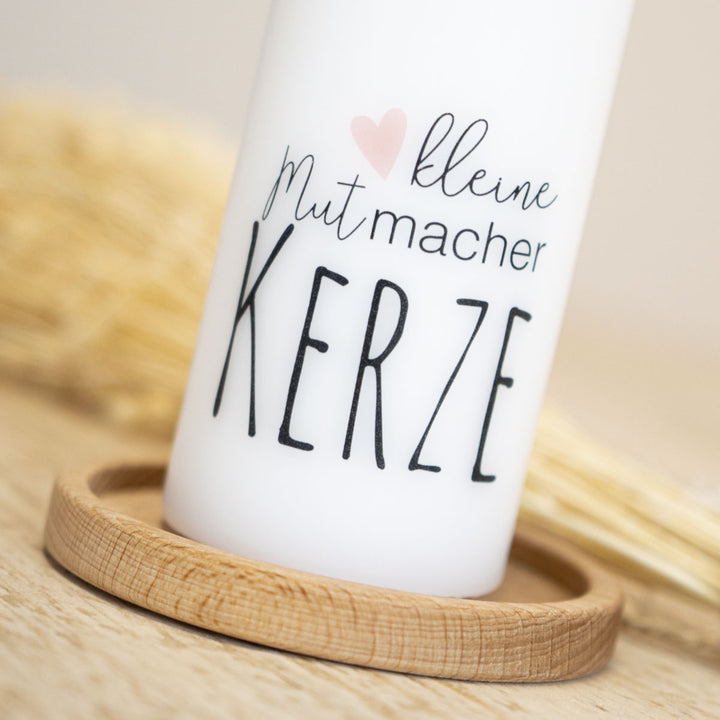 Kerze kleiner Mutmacher