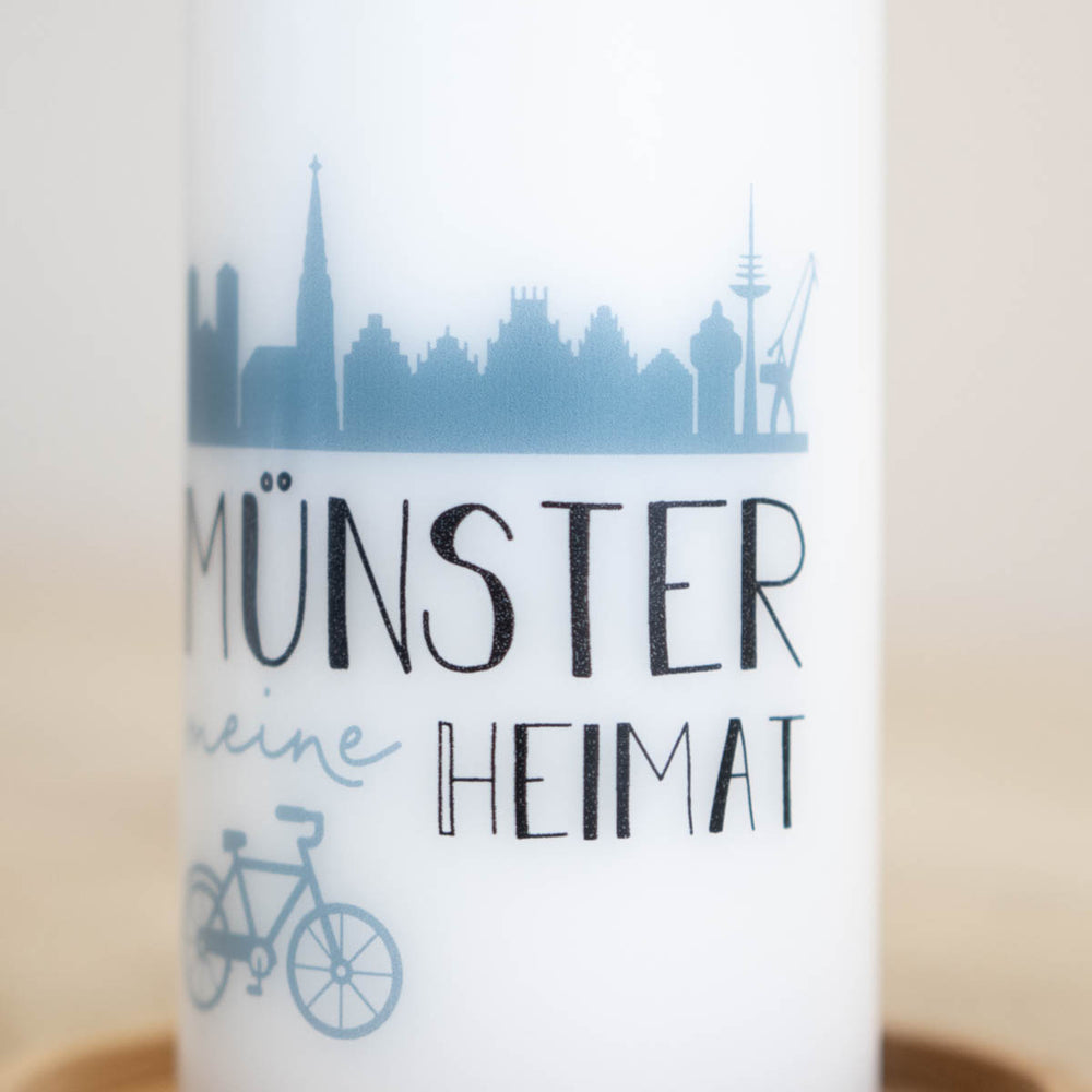Kerze Münster Skyline