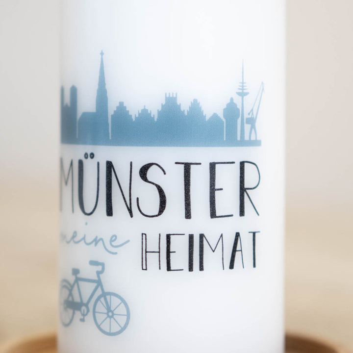 Kerze Münster Skyline
