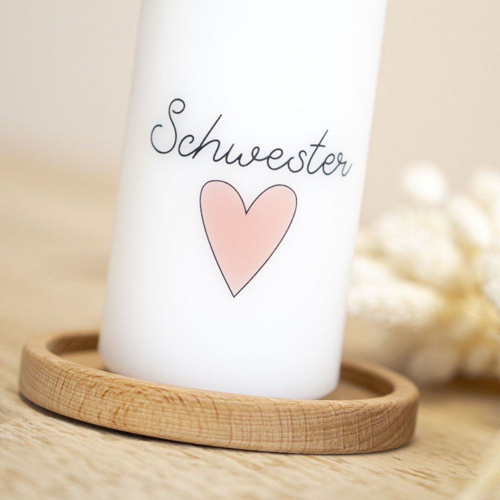 Kerze Schwesterherz