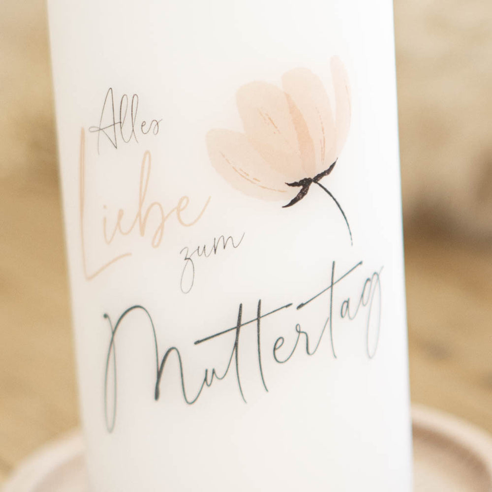 Muttertag Kerze Alles Liebe zum Muttertag