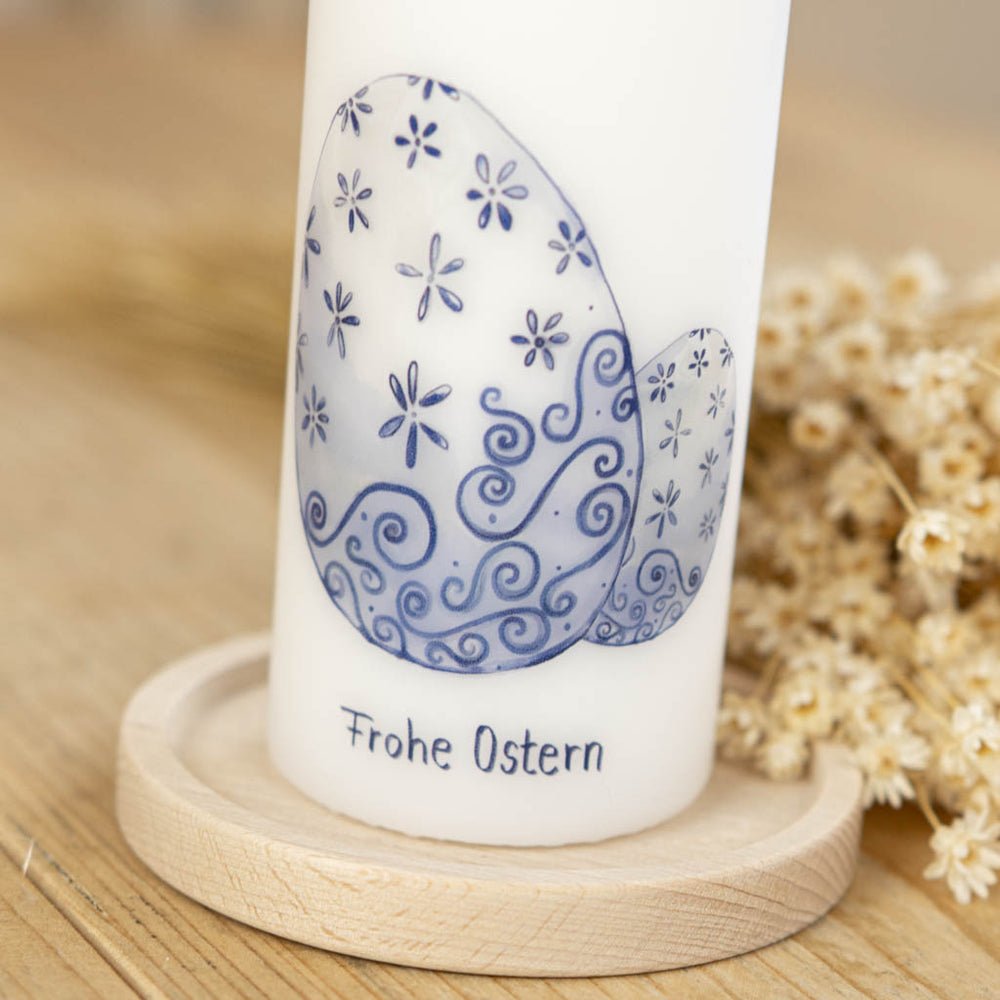 Osterei als moderne Osterkerze 