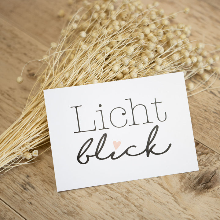 Postkarte Lichtblick