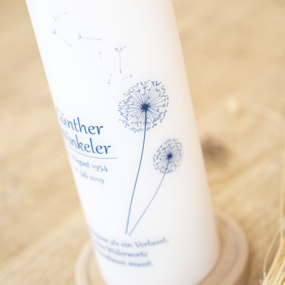 Trauerkerze Pusteblume 
