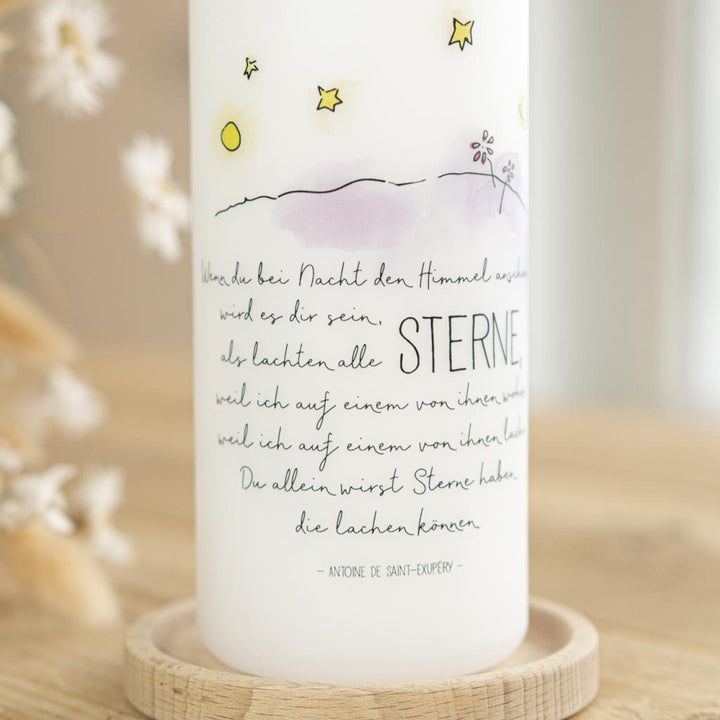Spruch aus dem kleinen Prinzen zum Thema Sterne